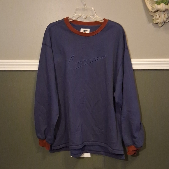 Nike Men's Blue Sweater Sweatshirt